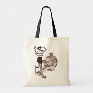 Bolso De Tela Juego retro del croquet