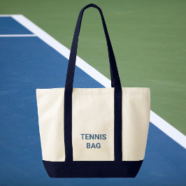 Bolso De Tela Juego Set Partido Tenis Blue Crest