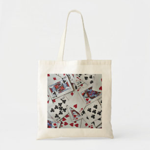 Bolso De Tela Juegos de cartas de póquer Reina Rey
