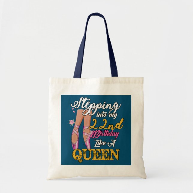 Bolso De Tela Jueves 22 Bday Ballerina Dance Lover (Frente)