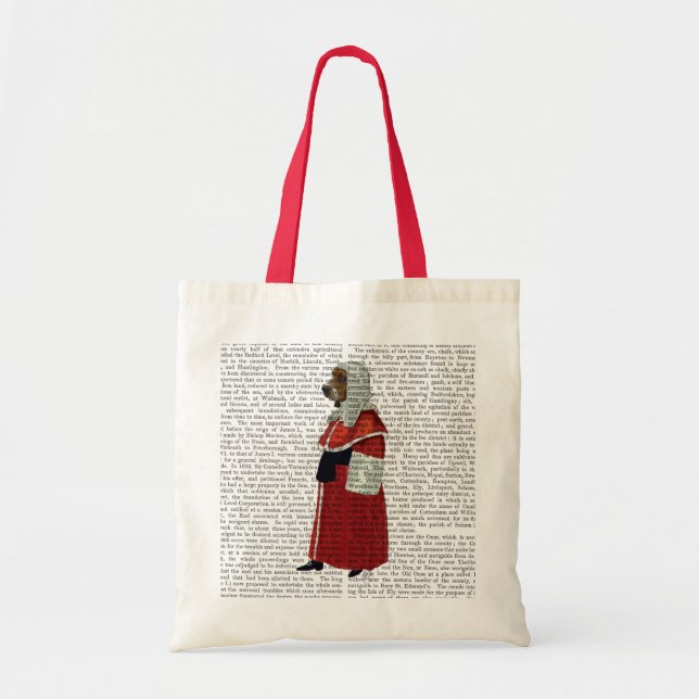 Bolso De Tela Juez de helio de Basset (Frente)