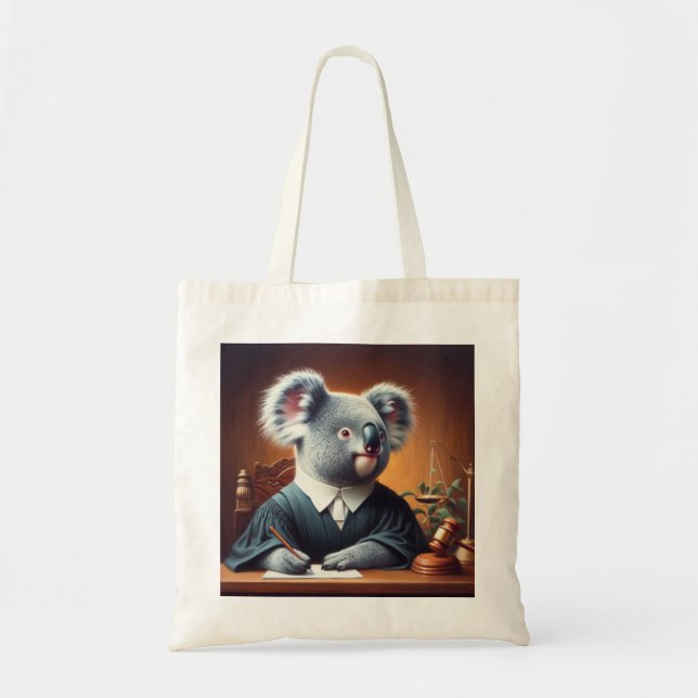 Bolso De Tela Juez Koala (Frente)