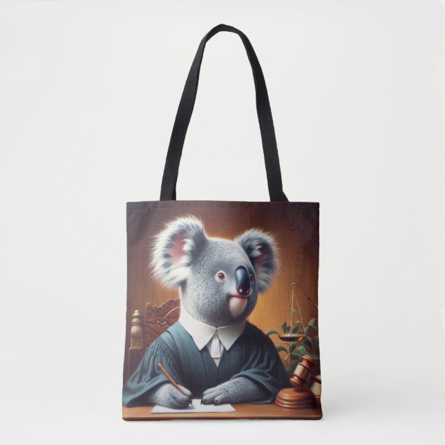 Bolso De Tela Juez Koala (Anverso)