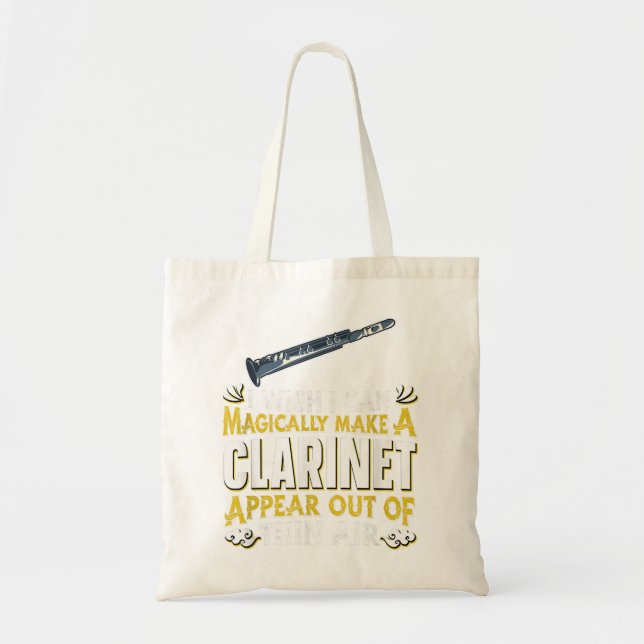 Bolso De Tela Jugador Clarinet - Magical Magic Woodwind Instrume (Frente)