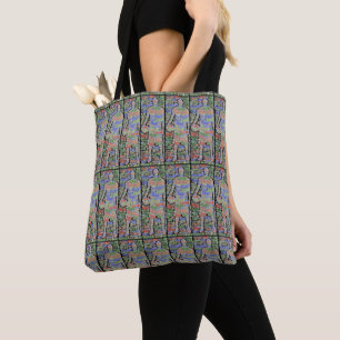 Bolso De Tela Jugador de baloncesto Deportes Colorful Black Grap