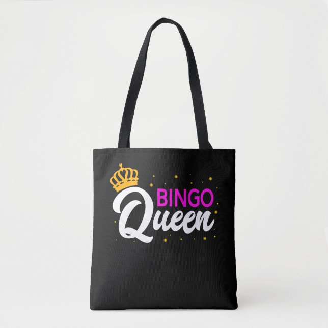 Bolso De Tela Jugador de Bingo Abuela Esposa Juego de Bingo (Anverso)