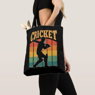 Bolso De Tela Jugador de críquet deportivo - El juego del caball