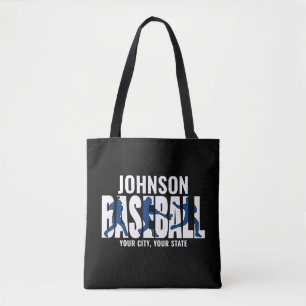 Bolso De Tela Jugador de Juego de Béisbol ADD NAME