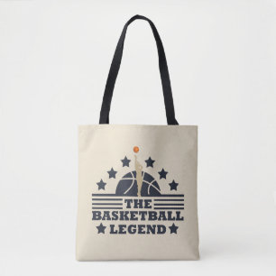 Bolso De Tela jugador de leyenda del baloncesto de baloncesto de