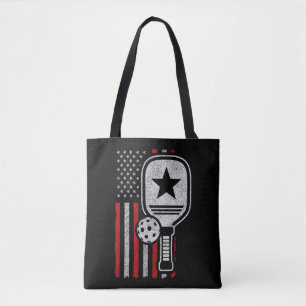 Bolso De Tela Jugador de pelota de futbol - Bandera Americana -