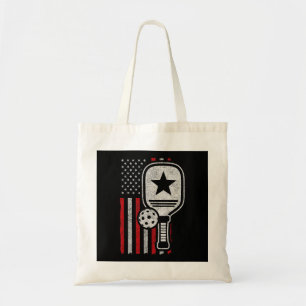 Bolso De Tela Jugador de Pickleball - Pickleball Bandera America