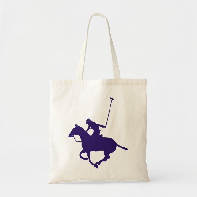 Bolso De Tela Jugador de polo (Frente)