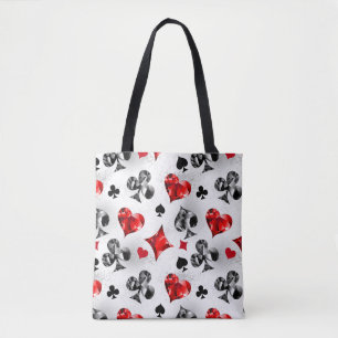 Bolso De Tela Jugador de póquer jugador de cartas palos Las Vega