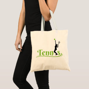 Bolso De Tela Jugador de tenis Chica, Chica de tenis Cumpleaños