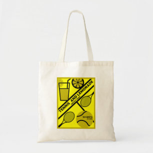 Bolso De Tela Jugador de tenis de césped arte gráfico