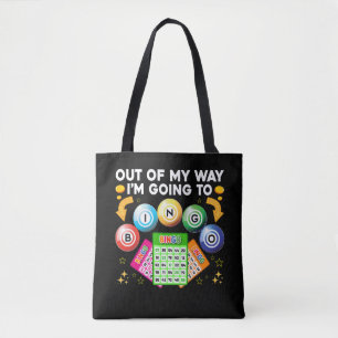 Bolso De Tela Jugador divertido de Bingo Gamblgo