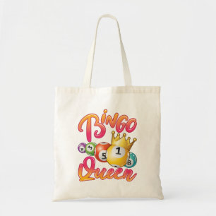 Bolso De Tela Jugador femenino de Bingo Queen