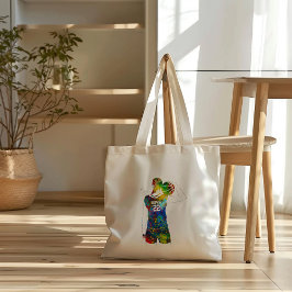 Bolso De Tela Jugadora de Baloncesto Femenino