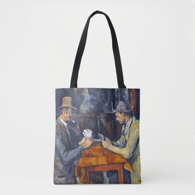 Bolso De Tela Jugadores de cartas, Cezanne (Anverso)