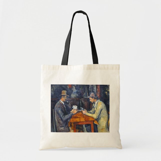 Bolso De Tela Jugadores de cartas, Cezanne (Frente)