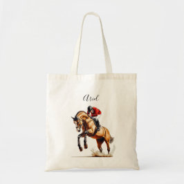 Bolso De Tela Jugando caballos y jinetes en acción ecuestre