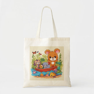 Bolso De Tela Jugar al diseño de animales para niños