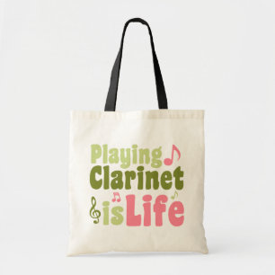 Bolso De Tela Jugar el Clarinet es vida