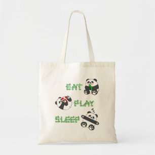 Bolso De Tela Jugar Sleep Cute Baby Panda Vida Cómoda