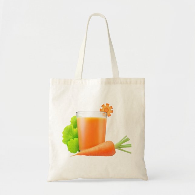 Bolso De Tela Jugo de zanahoria (Frente)