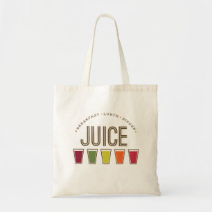 Bolso De Tela Jugo - desayuno, almuerzo y cena. Tote de Eco