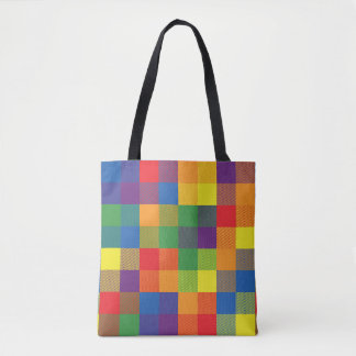 Bolso De Tela Juguete de orgullo de búfalo arco iris Check