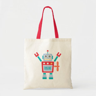 Bolso De Tela Juguete De Robot Cute Vintage Para Niños