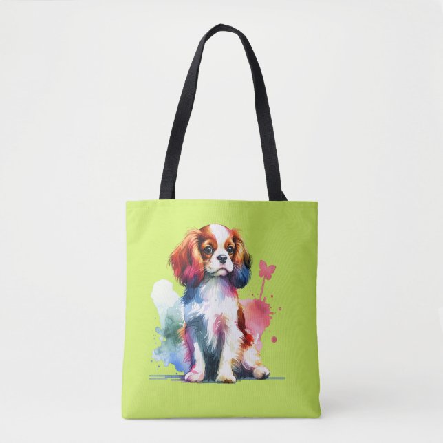 Bolso De Tela Juguete inglés Perro español (Anverso)