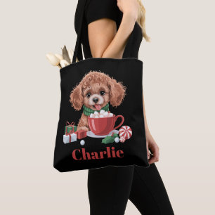 Bolso De Tela Juguete personalizado de nombre Caniche Toy Amante