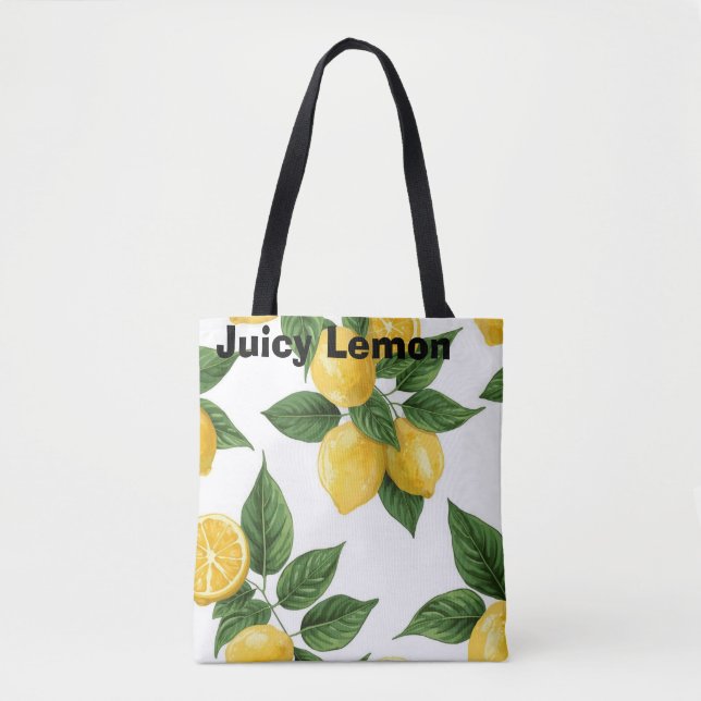 Bolso De Tela Juicy Lemon (Anverso)