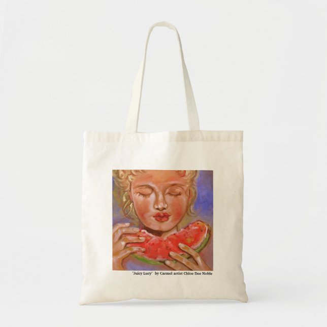 BOLSO DE TELA "JUICY LUCY" (Frente)