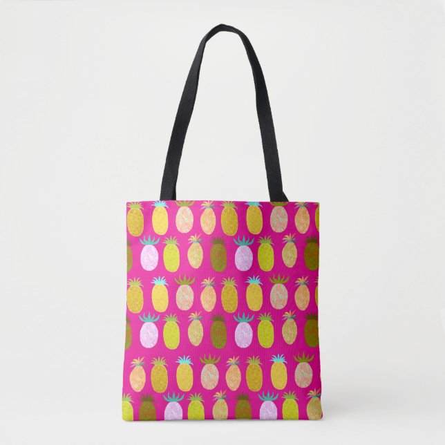 Bolso De Tela Juicy Pineapple Pattern (Anverso)