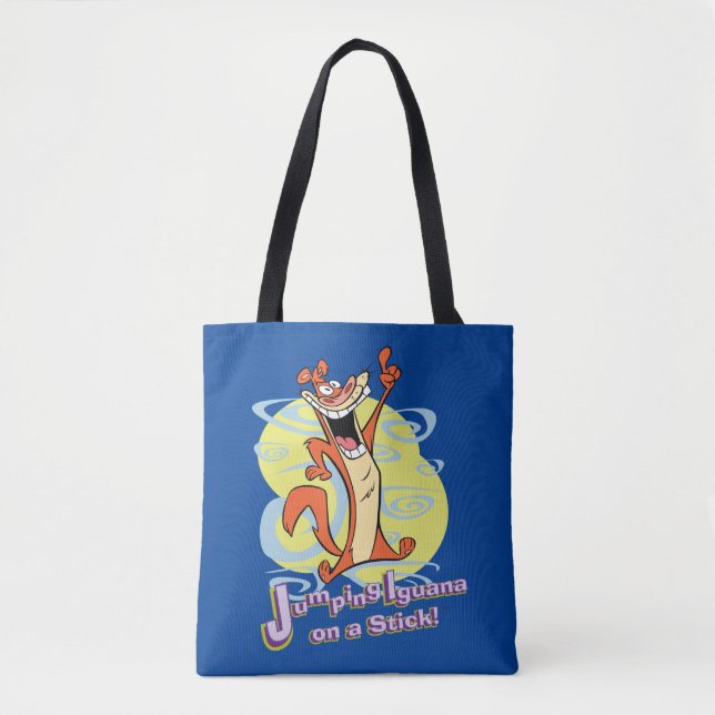 Bolso De Tela Jumping Igauna on a Stick!™ (Anverso)