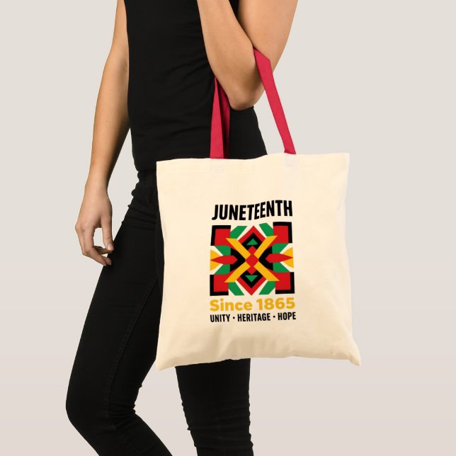 Bolso De Tela Juneteenth (Anverso (producto))