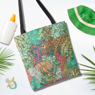 Bolso De Tela Jungla Gran Gato Diaper Baby