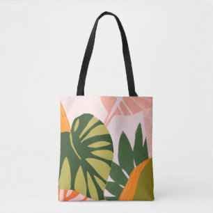 Bolso De Tela Jungle Collage I