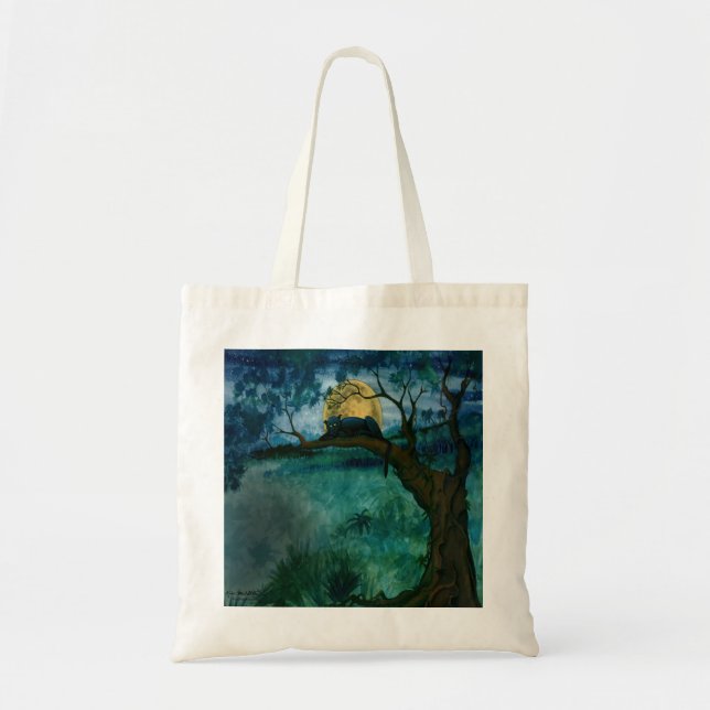 Bolso De Tela Jungle Panter Tote Bag (Frente)