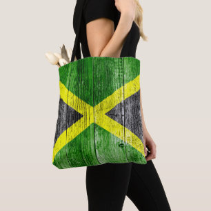 Bolso De Tela Junta angustiada de la bandera de Jamaica