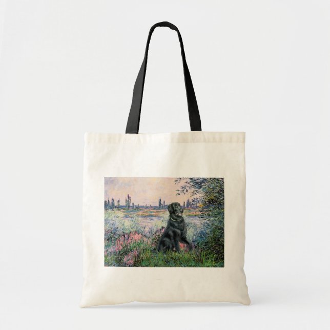 Bolso De Tela Junto al Sena - Retriever de capa plana (Frente)