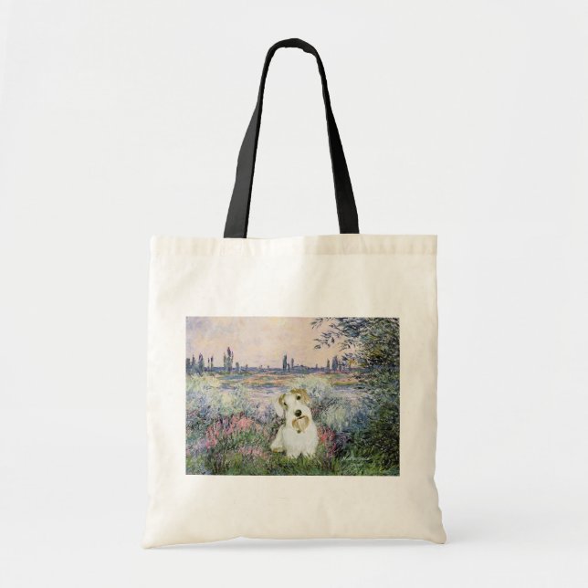 Bolso De Tela Junto al Sena - Sealyham Terrier (Frente)