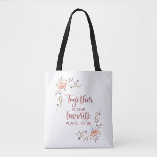 Bolso De Tela Juntos es nuestro lugar favorito para estar en bol