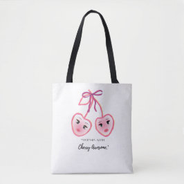 BOLSO DE TELA JUNTOS SOMOS CEREZA INCREÍBLE