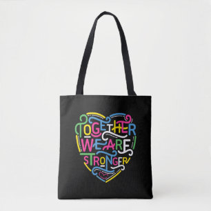 Bolso De Tela Juntos Somos Más Fuertes