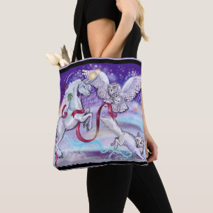 Bolso De Tela Juntos somos un unicornio