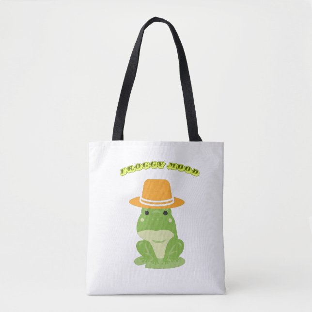 Bolso De Tela Just a Froggy Day (Anverso)